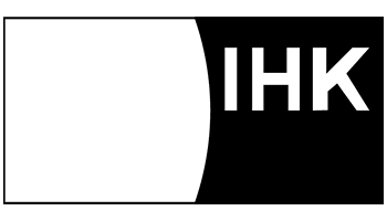 Schwarzes IHK Logo PNG
