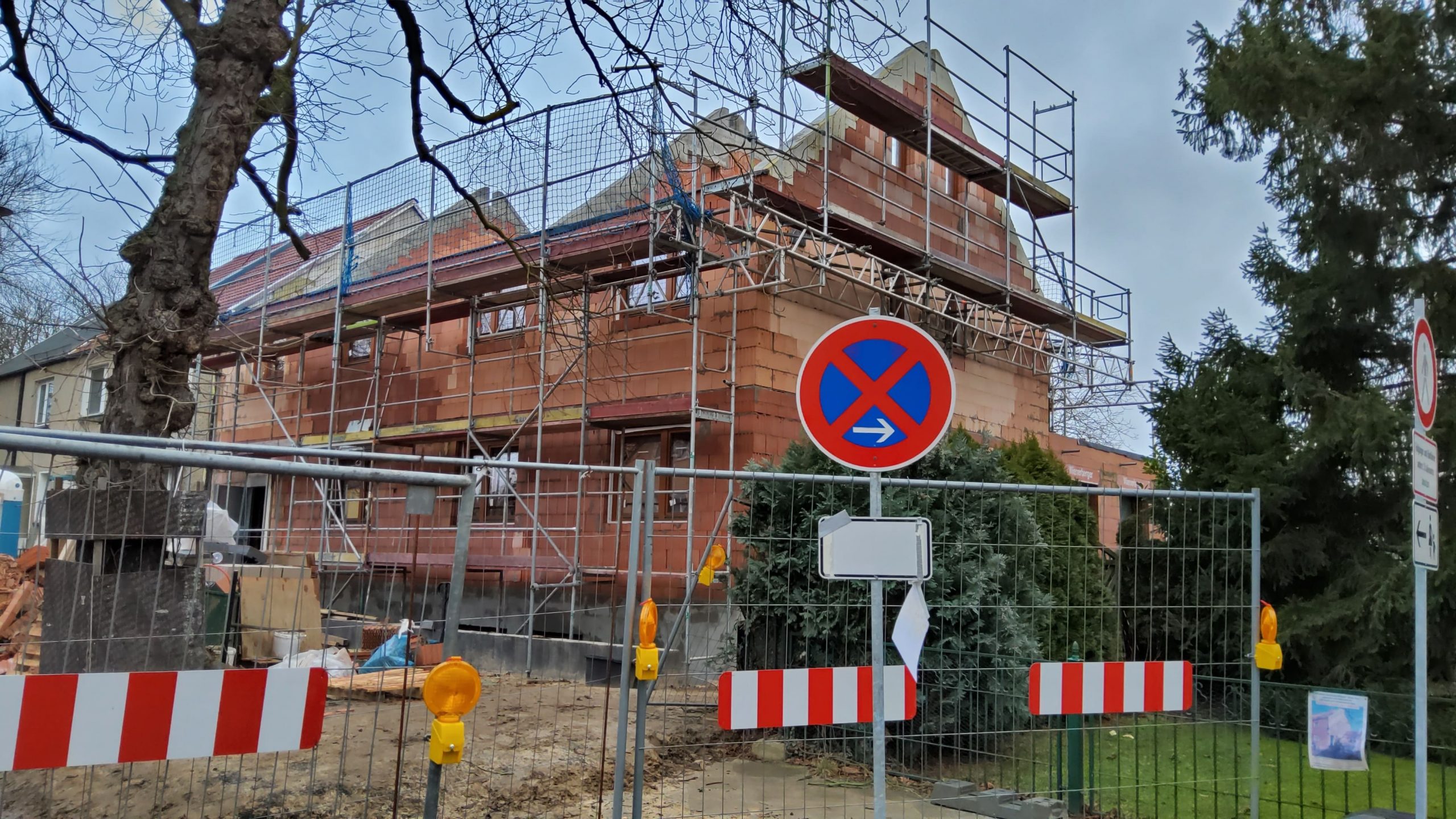 Kita Hohenschönhausen – Außenansicht während der Rohbauphase